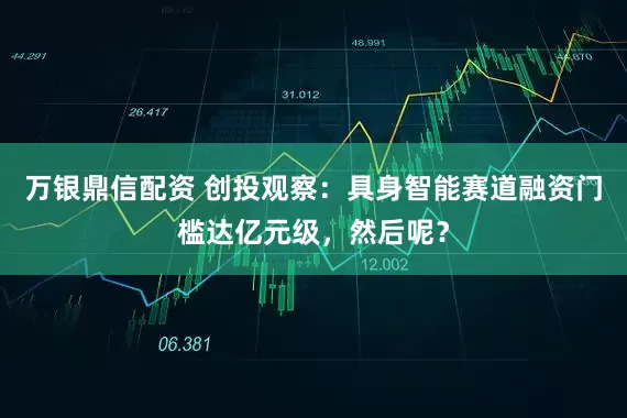 万银鼎信配资 创投观察：具身智能赛道融资门槛达亿元级，然后呢？